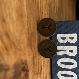 NYC subway Tolkien cuff links. Originally $195